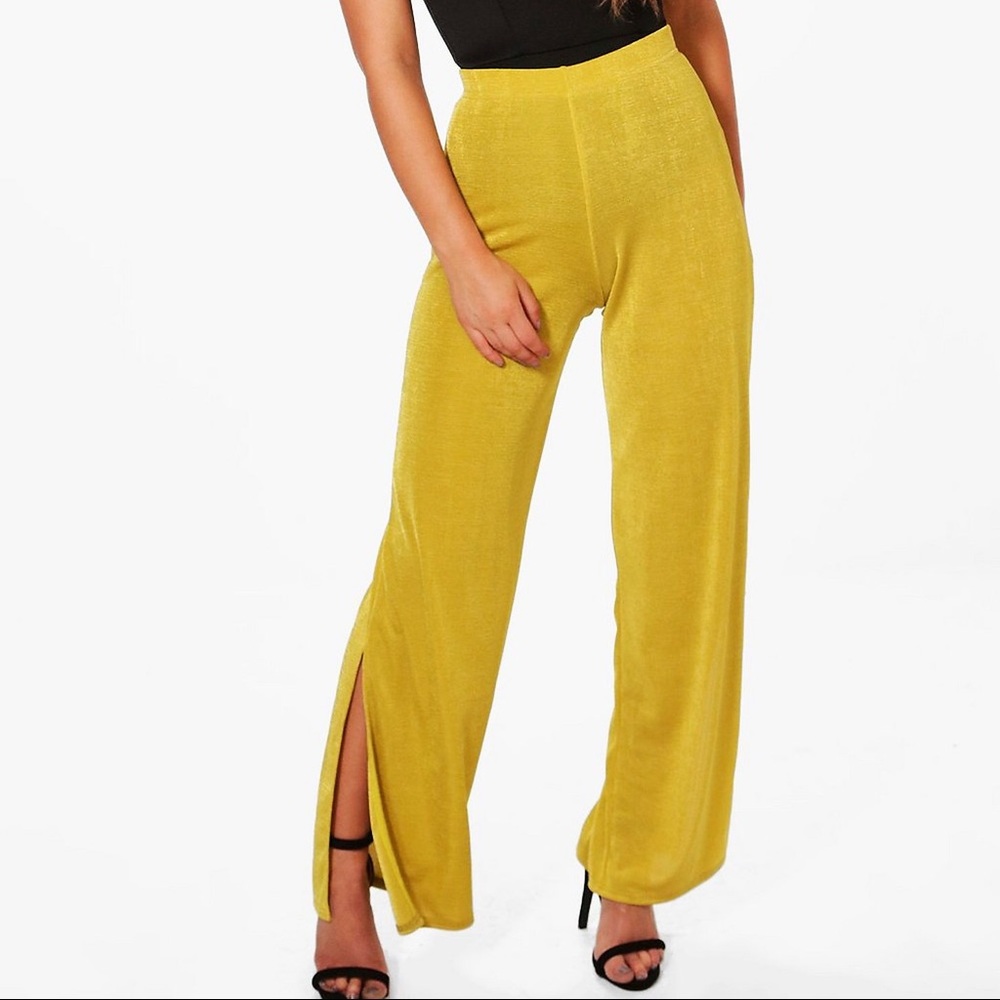 Petite wide leg pants